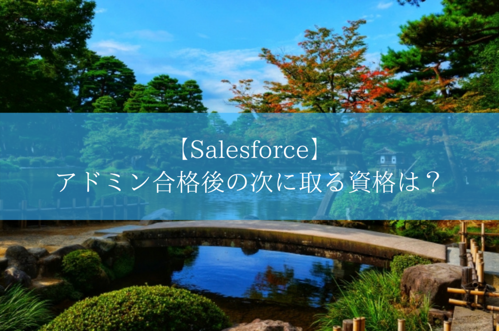 【Salesforce】 アドミン合格後の次に取る資格は？