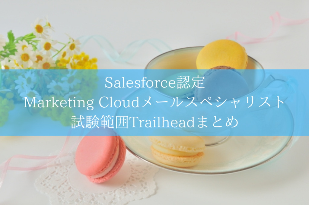 Salesforce認定 Marketing Cloudメールスペシャリスト試験範囲Trailheadまとめ