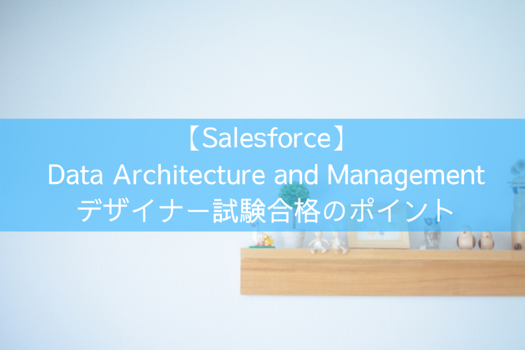【Salesforce】Data Architecture and Management デザイナー試験合格のポイント